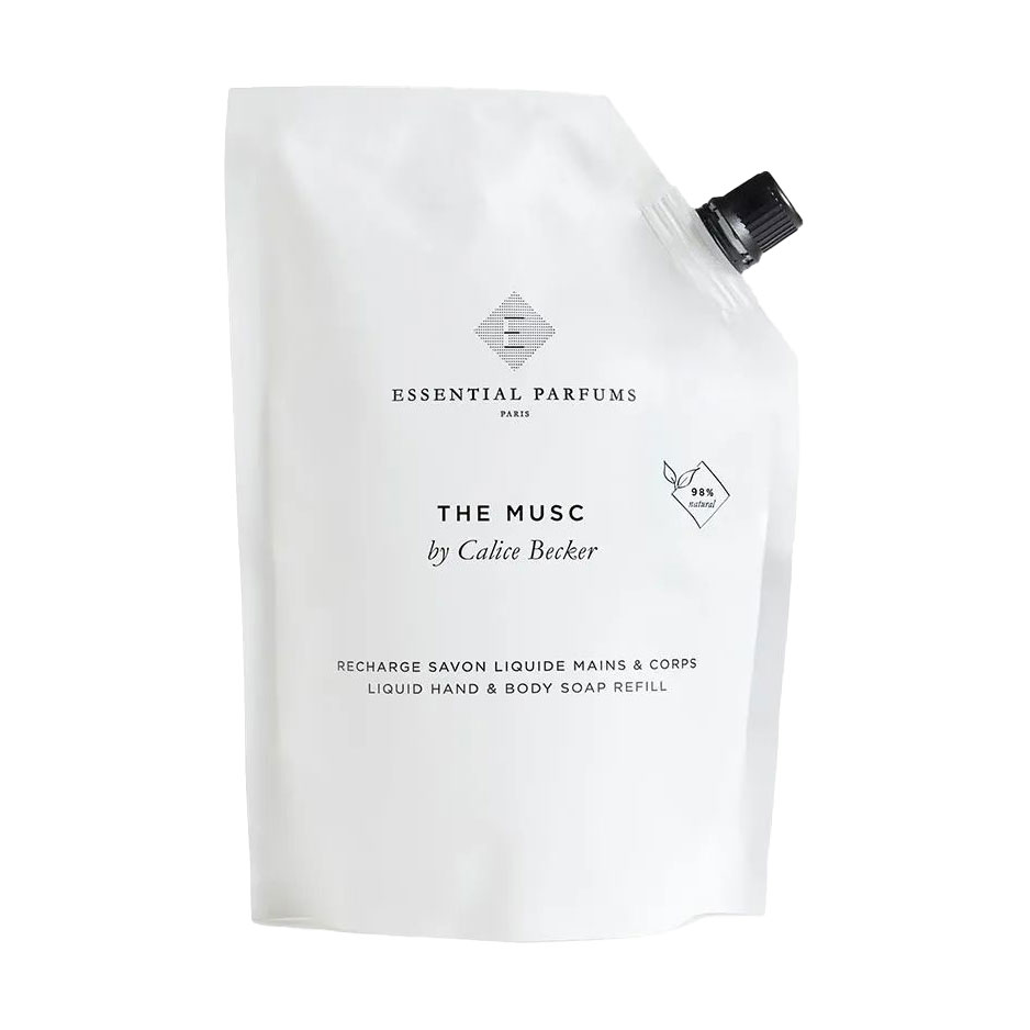 Парфумоване рідке мило для рук та тіла Essential Parfums The Musc Body and Hand Soap унісекс, 500 мл (дойпак)